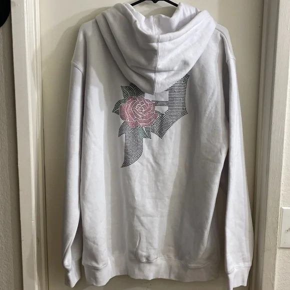 Primitive Rhinestone Rose Hoodie - Picture 2 of 4